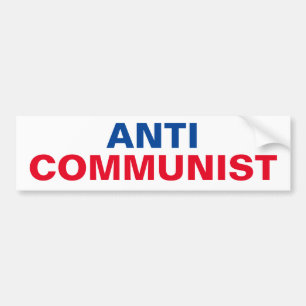 Antikommunistischer Autoaufkleber