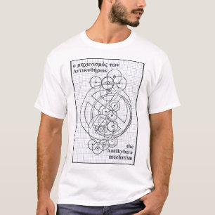 Antikythera Mechanism Blueprint: Antiker Computer T-Shirt