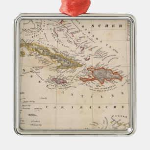 Antillen 10 silbernes ornament