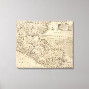 Antillen 12 leinwanddruck