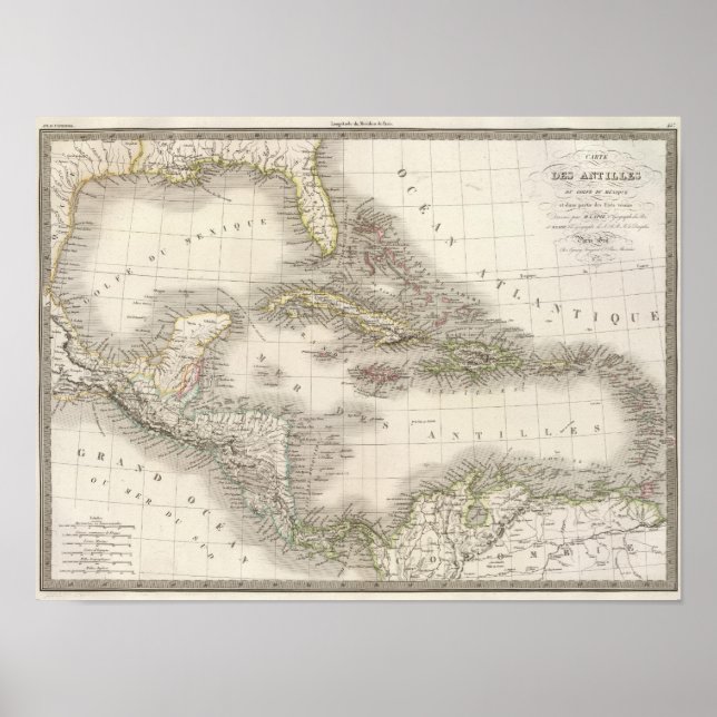 Antillen - Westindien Poster (Vorne)