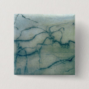 Antilope und Bison, Perigordian (Höhlenmalerei) Button
