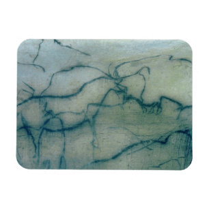 Antilope und Bison, Perigordian (Höhlenmalerei) Magnet