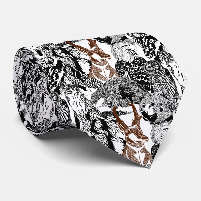 Antilopen-Herausragend-Krawatte Krawatte (Gerollt)