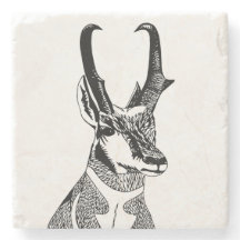 Antilopen-Untersetzer