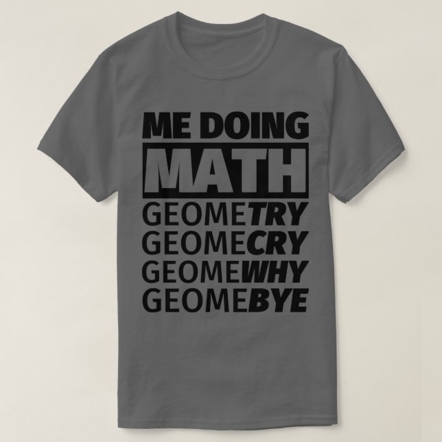 AntiMath I Hate Mathematik School Noob T-Shirt (Design vorne)