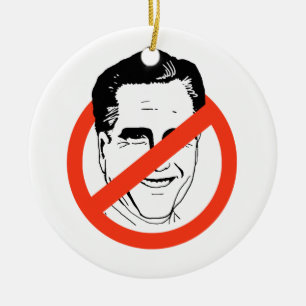 ANTIMitt Romney Keramikornament