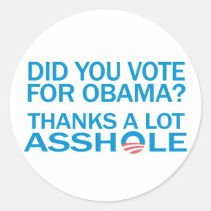 AntiObama Aufkleber