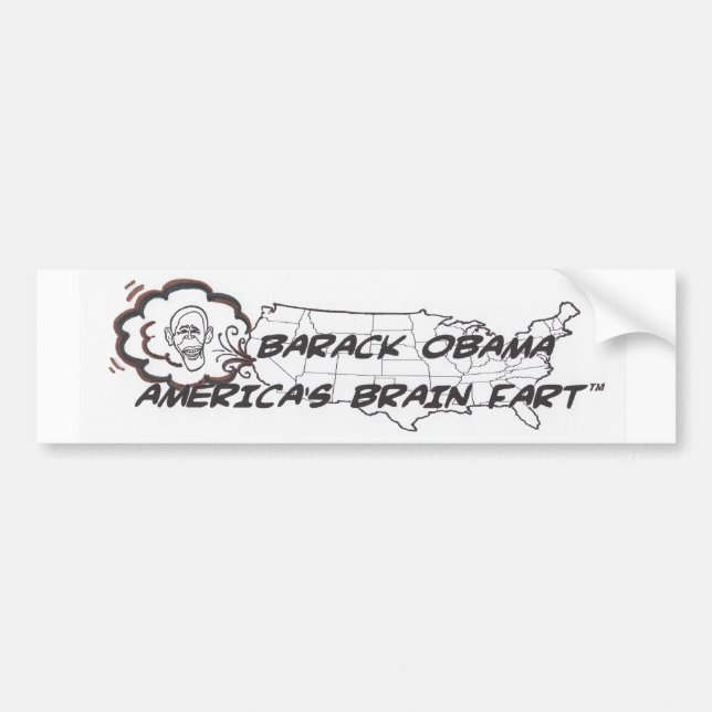 Antiobama-Autoaufkleber Autoaufkleber (Vorne)