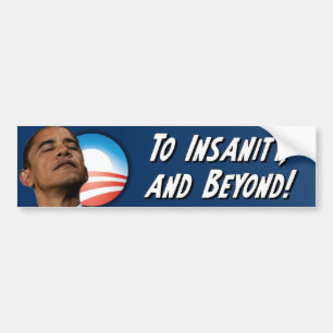 AntiObama - Geisteskrankheit Autoaufkleber