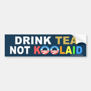 AntiObama"Getränk-Tee nicht Koolaid" Aufkleber Autoaufkleber