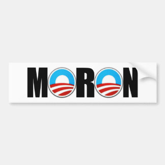 Antiobama-Idiot Autoaufkleber