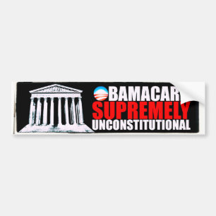AntiObamaCare - Oberst verfassungswidrig Autoaufkleber