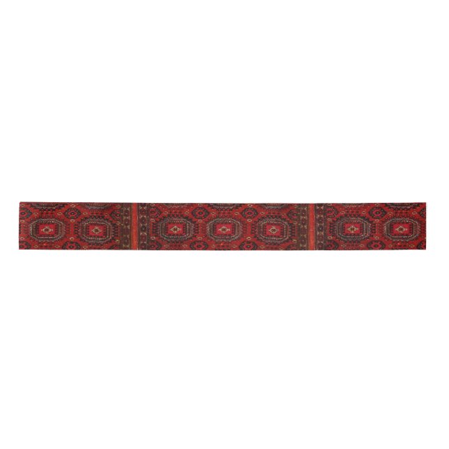Antiorientalisches Teppichdesign Satinband (Vorderseite)