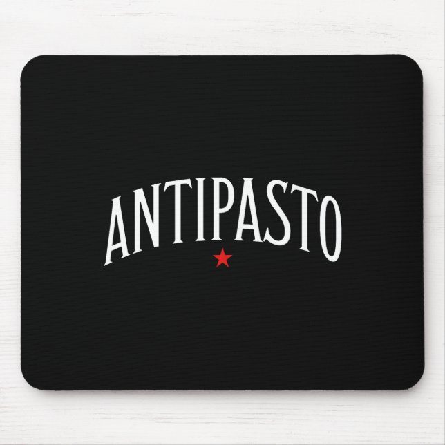 Antipasto, Italian Food Lover Foodie  Mousepad (Vorne)