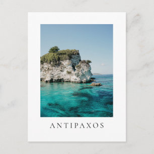Antipaxos-Küste, bei Paralia Voutoumi, Griechenlan Postkarte