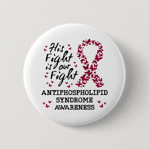 Antiphospholipid-Syndrom Bewusstsein, sein Kampf i Button