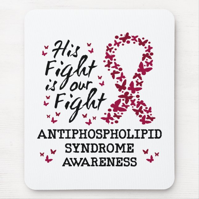Antiphospholipid-Syndrom Bewusstsein, sein Kampf i Mousepad (Vorne)