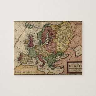 Antiquariat 1721 Karte Europas von Herman Moll