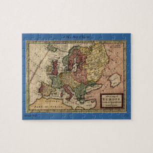 Antiquarische Karte von Europa von Herman Moll aus