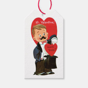 Antiquarischer Valentinsjunge Herz Geschenkanhänger