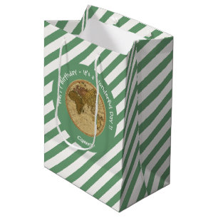 Antique 1786 Eastern Hemisphäre Karte Themenpartei Mittlere Geschenktüte
