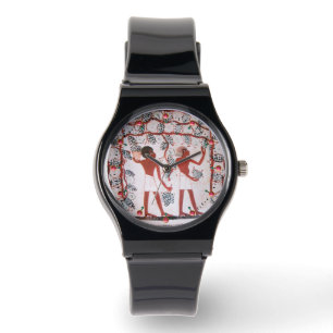 ANTIQUE ÄGYPTISCHE WEINKARTE WEINTRAUM HARVEST ARMBANDUHR