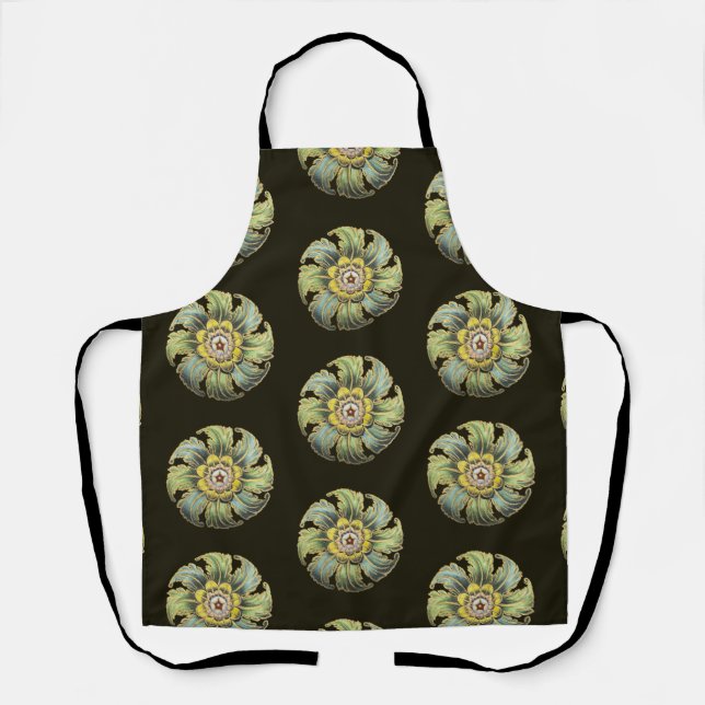 Antique Architectural Rosette Nr. 1 Schürze (Vorderseite)