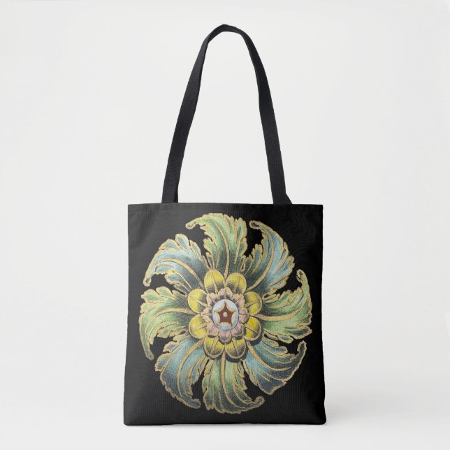 Antique Architectural Rosette Nr. 1 Tasche (Vorderseite)