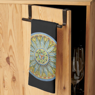 Antique Architectural Rosette Nr. 2 Geschirrtuch