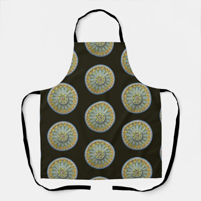 Antique Architectural Rosette Nr. 2 Schürze (Vorderseite)