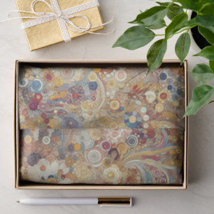 Antique Art Nouveau Style Feine Malerei Seidenpapier