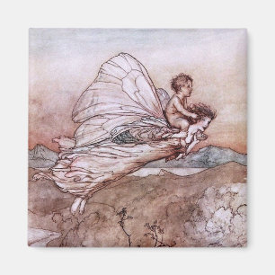 Antique Arthur Rackham Fairy Illustration Magnet