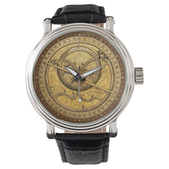 Antique Astrolabe Watch Armbanduhr (Vorderseite)