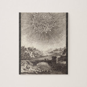 Antique Astronomie Himmel mit Sonne von Allain Mal