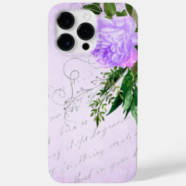 ANTIQUE AUSSICHTSKRIPT UND BLUME Case-Mate iPhone 14 PRO MAX HÜLLE