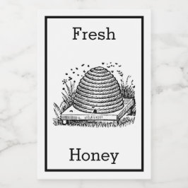 Antique Beehive Honey Lebensmitteletikett