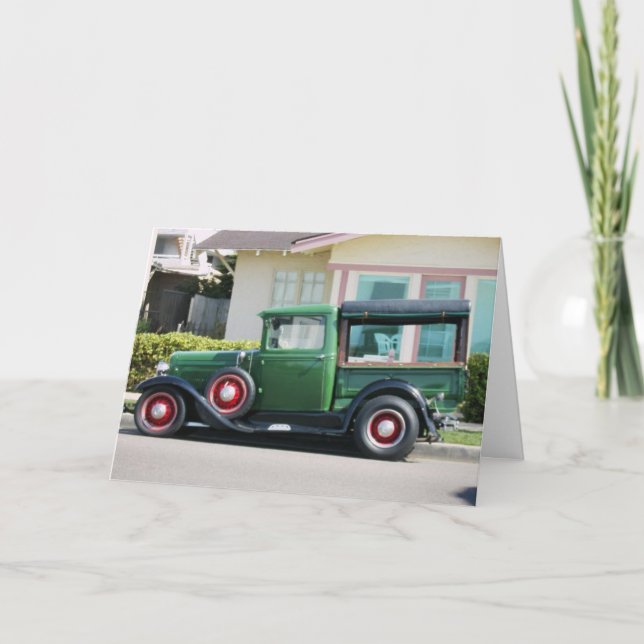 ANTIQUE BIRTHDAY CARD KARTE (Vorderseite)