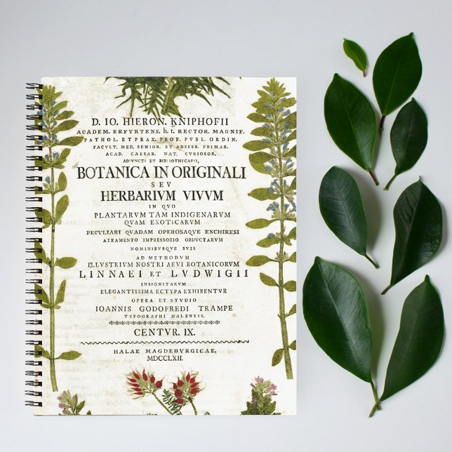 Antique Botanique Journal de puces (Créateur téléchargé)