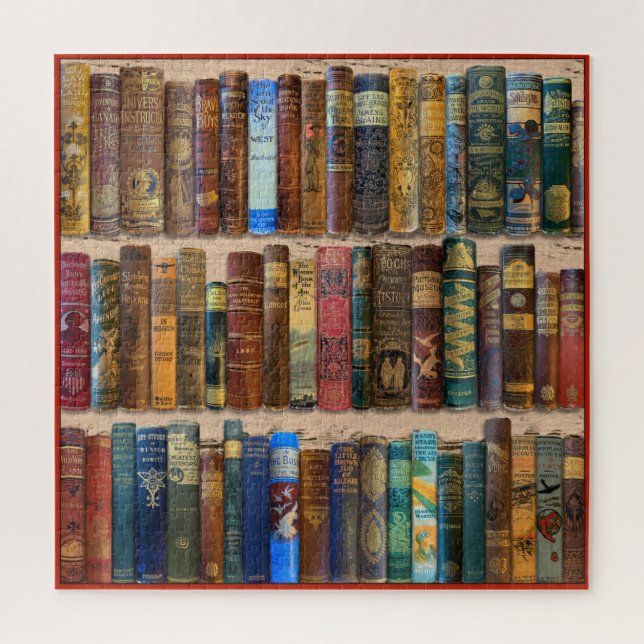 ANTIQUE BUCH "SPINES" FOTOGRAPH (Vertikal)