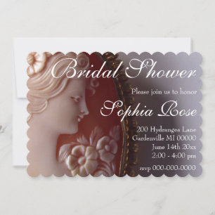 Antique Cameo Einladung