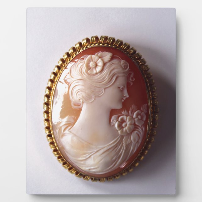 Antique Cameo Fotoplatte (Vorderseite)