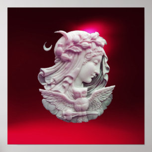 ANTIQUE CAMEO, MONDLADY OF NIGHT with OWT Poster