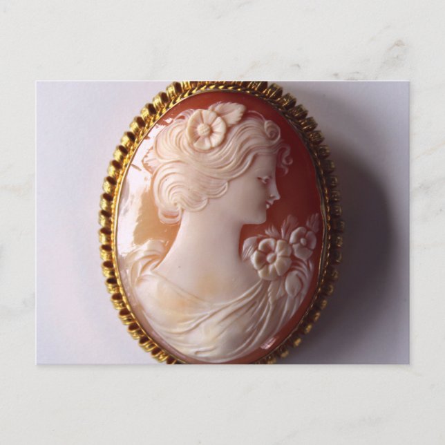 Antique Cameo Postkarte (Vorderseite)