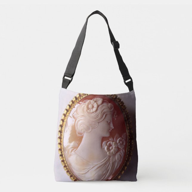 Antique Cameo Tragetaschen Mit Langen Trägern (Vorderseite)