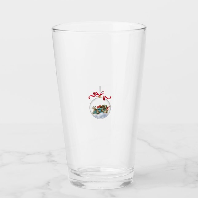 Antique Car in a Clear Christmas Bauble Glas (Vorderseite)