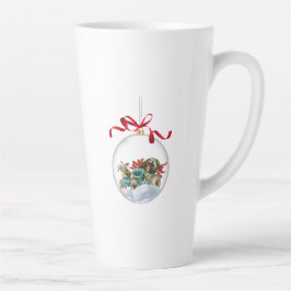 Antique Car in a Clear Christmas Bauble Milchtasse