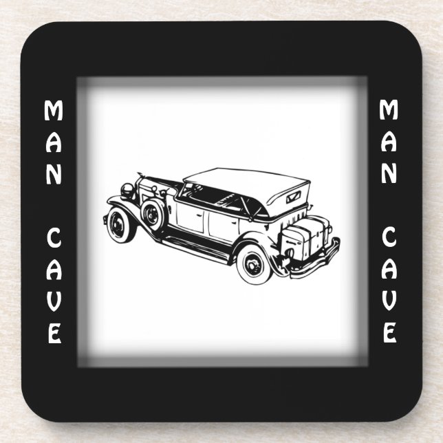 Antique Car Man Cave Collectious Untersetzer (Vorderseite)