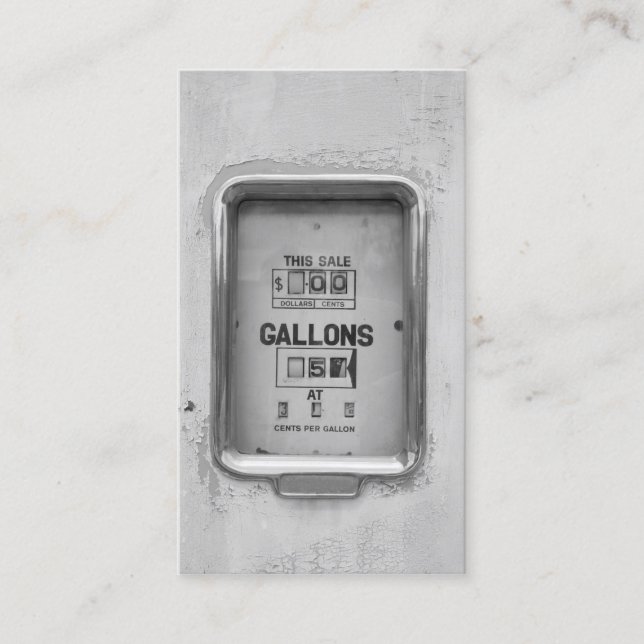 Antique Carburant photo - Carte de visite (Devant)