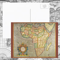 Antique carte Mercator du Vieux Monde de l'Afrique